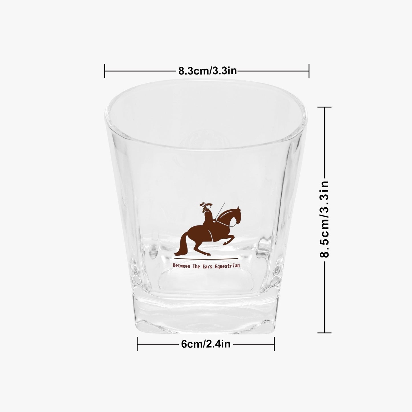 BTE 10oz Square Whiskey Glasses